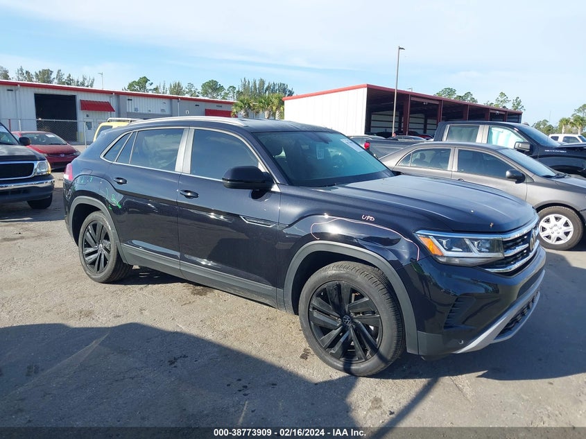 2022 VOLKSWAGEN ATLAS CROSS SPORT 3.6L V6 SE W/TECHNOLOGY - 1V2WE2CA9NC208202
