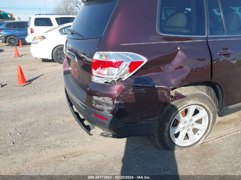 2012 Toyota Highlander Se V6 VIN: 5TDZK3EH0CS060959 Lot: 38773923