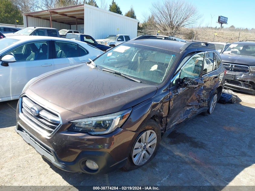 VIN 4S4BSAFC3K3361584 2019 SUBARU OUTBACK 2.5I PREMIUM