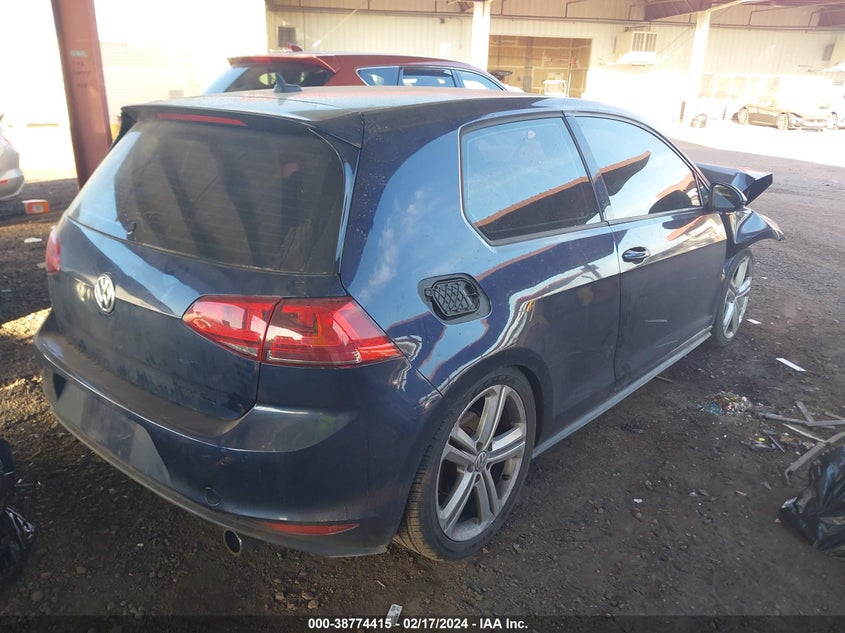 2016 VOLKSWAGEN GOLF GTI S/SE - 3VWYT7AU7GM024837