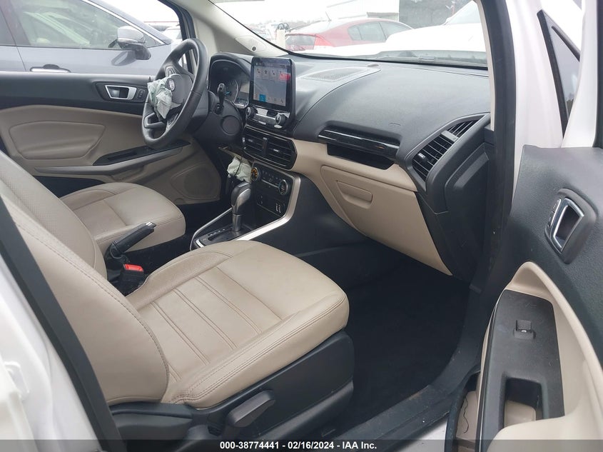 VIN MAJ3S2KE7KC297397 2019 FORD ECOSPORT TITANIUM