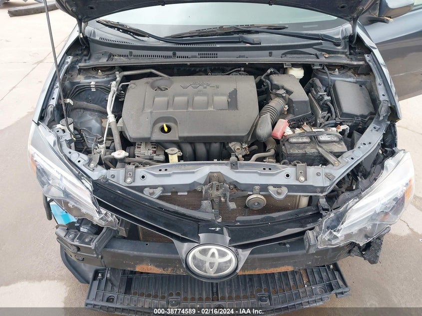 VIN 2T1BURHE5HC837104 2017 TOYOTA COROLLA LE