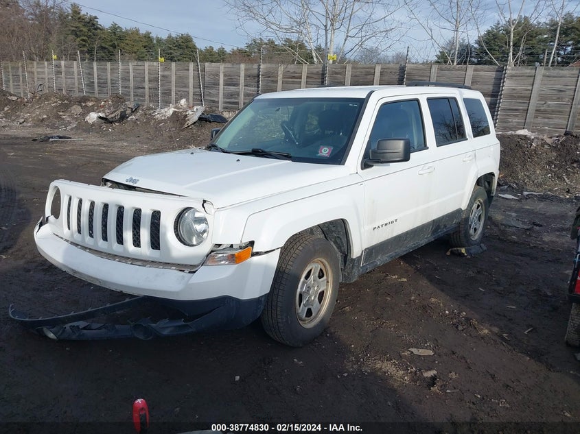 2016 JEEP PATRIOT SPORT - 1C4NJPBB1GD703314