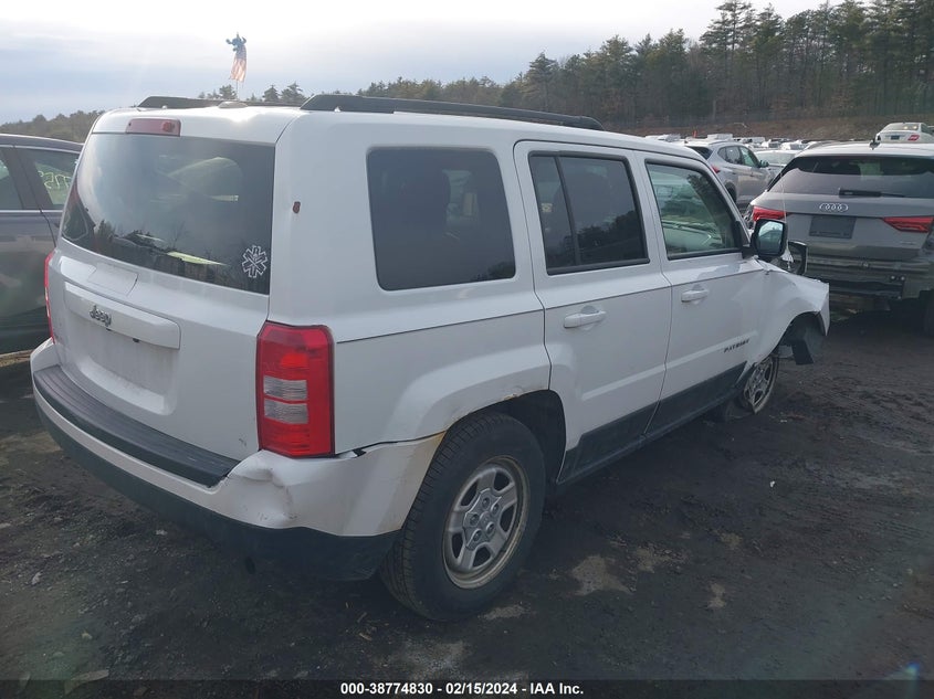 2016 JEEP PATRIOT SPORT - 1C4NJPBB1GD703314