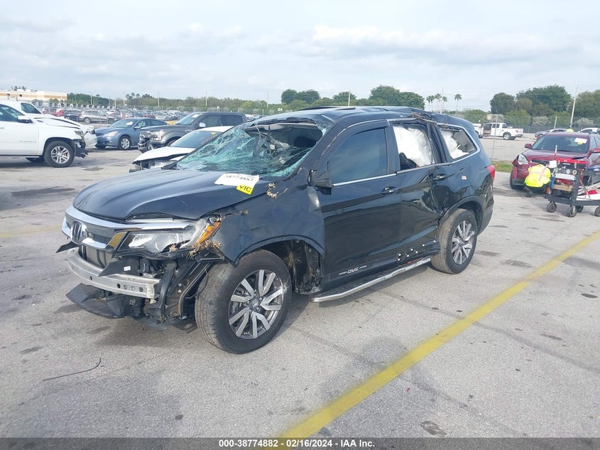 VIN 5FNYF5H50LB014209 2020 HONDA PILOT 2WD EX-L