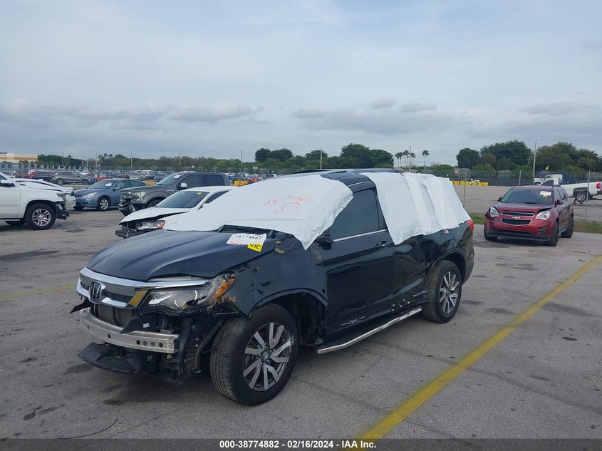 VIN 5FNYF5H50LB014209 2020 HONDA PILOT 2WD EX-L