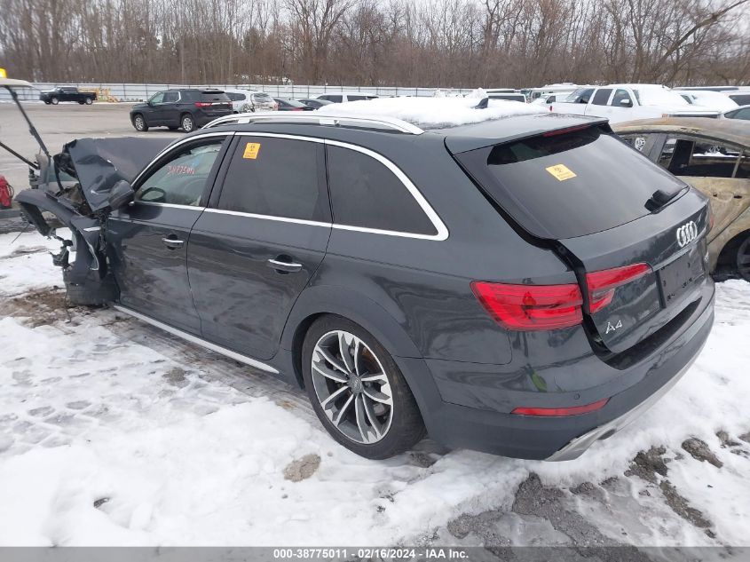 2017 Audi A4 Allroad Prestige VIN: WA19NAF43HA050125 Lot: 38775011