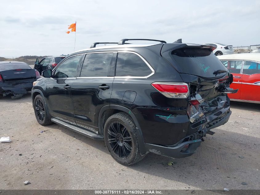 2015 Toyota Highlander VIN: 5TBDKRFH9FS073712 Lot: 38775111