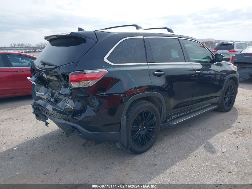 2015 Toyota Highlander VIN: 5TBDKRFH9FS073712 Lot: 38775111