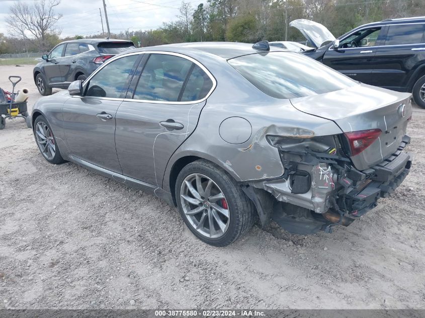 2017 Alfa Romeo Giulia Rwd VIN: ZARFAEBN3H7543901 Lot: 38775580