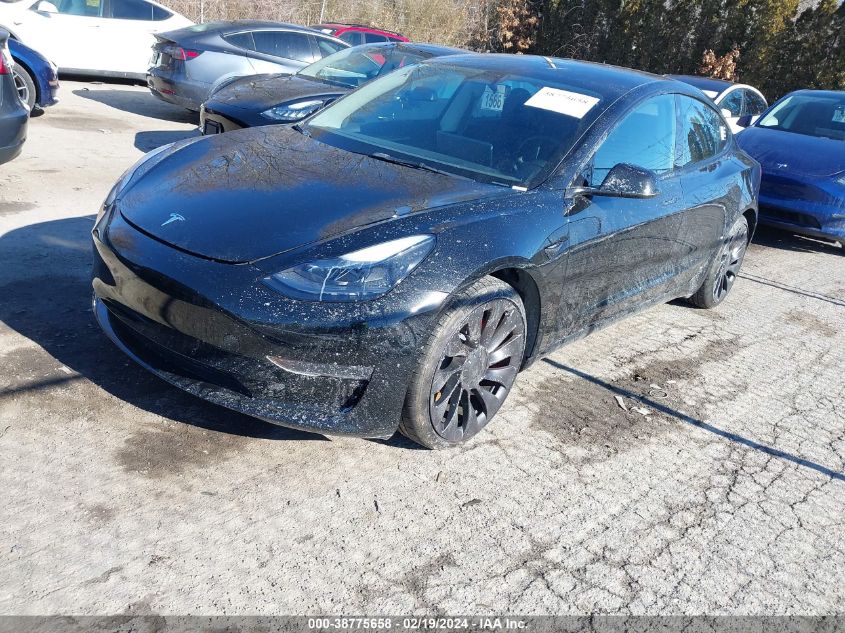 2021 Tesla Model 3 Performance Dual Motor All-Wheel Drive VIN: 5YJ3E1EC5MF090518 Lot: 38775658