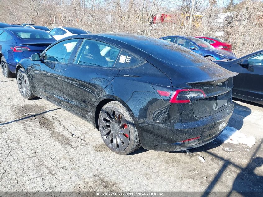 2021 Tesla Model 3 Performance Dual Motor All-Wheel Drive VIN: 5YJ3E1EC5MF090518 Lot: 38775658