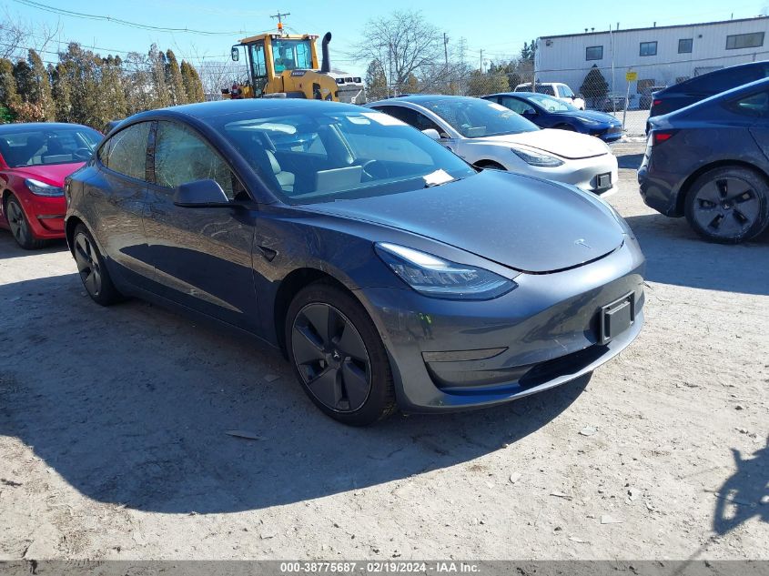 2021 Tesla Model 3 Standard Range Plus Rear-Wheel Drive VIN: 5YJ3E1EA1MF854489 Lot: 38775687