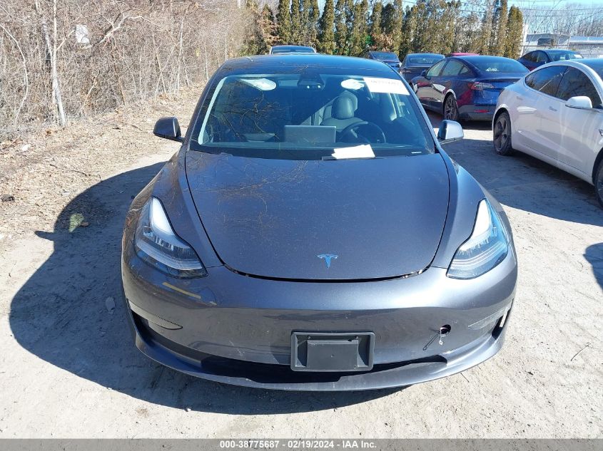 2021 Tesla Model 3 Standard Range Plus Rear-Wheel Drive VIN: 5YJ3E1EA1MF854489 Lot: 38775687