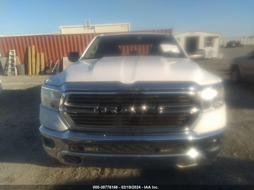 2021 Ram 1500 Big Horn Quad Cab 4X4 6'4 Box VIN: 1C6SRFBT2MN734633 Lot: 38776166