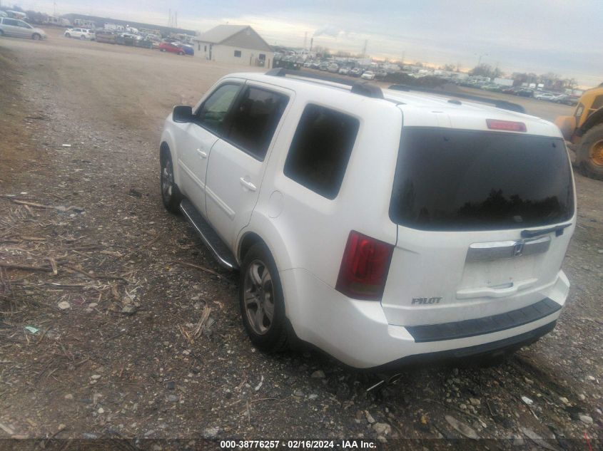 2012 Honda Pilot Ex-L VIN: 5FNYF3H55CB033777 Lot: 38776257