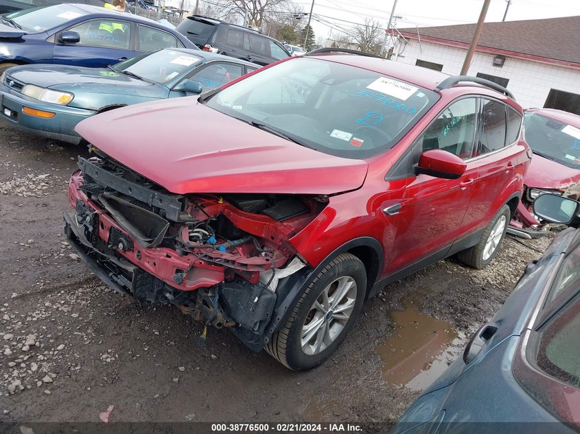 VIN 1FMCU9HD6JUD27280 2018 FORD ESCAPE SEL