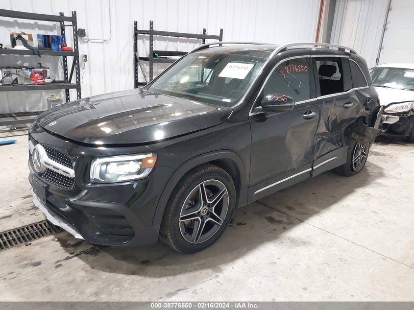 2021 Mercedes-Benz Glb 250 4Matic VIN: W1N4M4HB2MW103418 Lot: 38776550