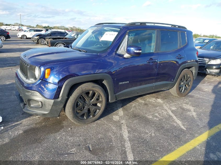 2018 Jeep Renegade Altitude Fwd VIN: ZACCJABB8JPG99873 Lot: 38776563