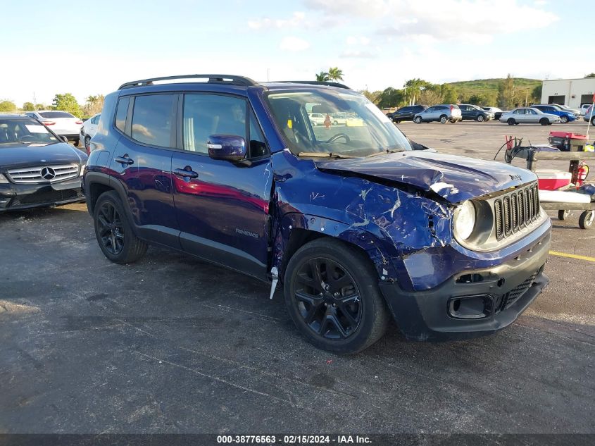 2018 Jeep Renegade Altitude Fwd VIN: ZACCJABB8JPG99873 Lot: 38776563