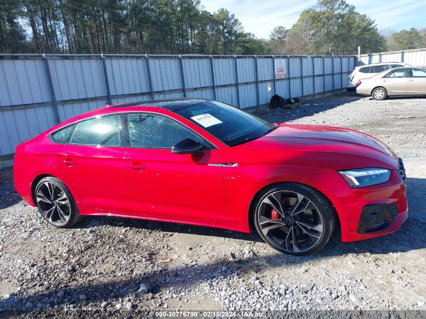 2021 Audi S5 Sportback Premium Plus Tfsi Quattro Tiptronic VIN: WAUC4CF51MA042132 Lot: 38776798