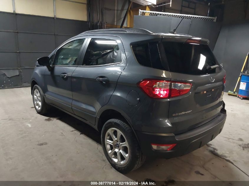 2019 Ford Ecosport Se VIN: MAJ6S3GL0KC271301 Lot: 38777014