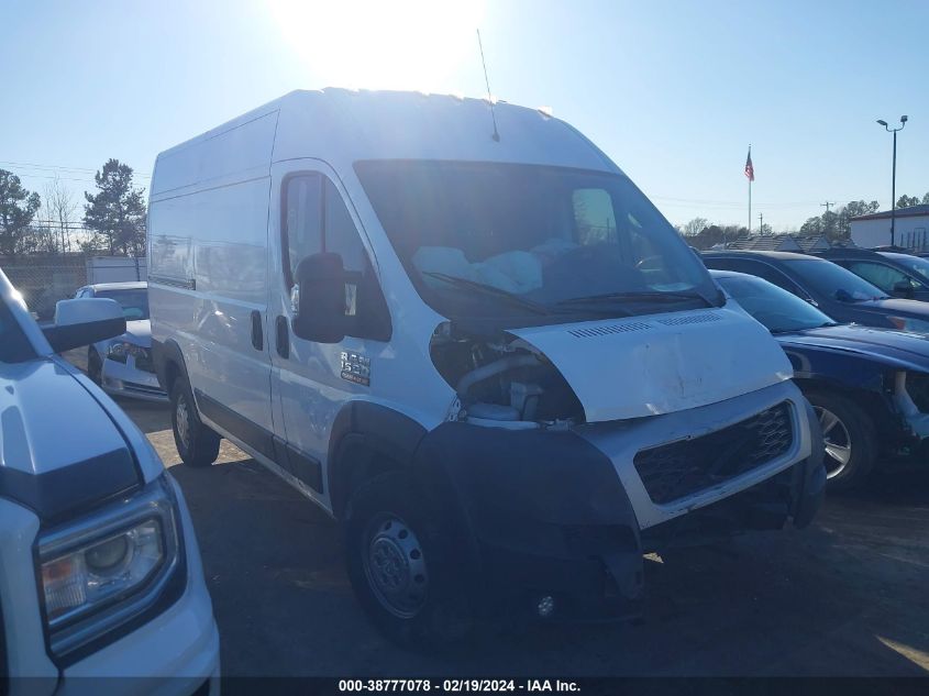 3C6TRVBGOKE547961 2019 Ram Promaster 1500 High Roof 136 Wb