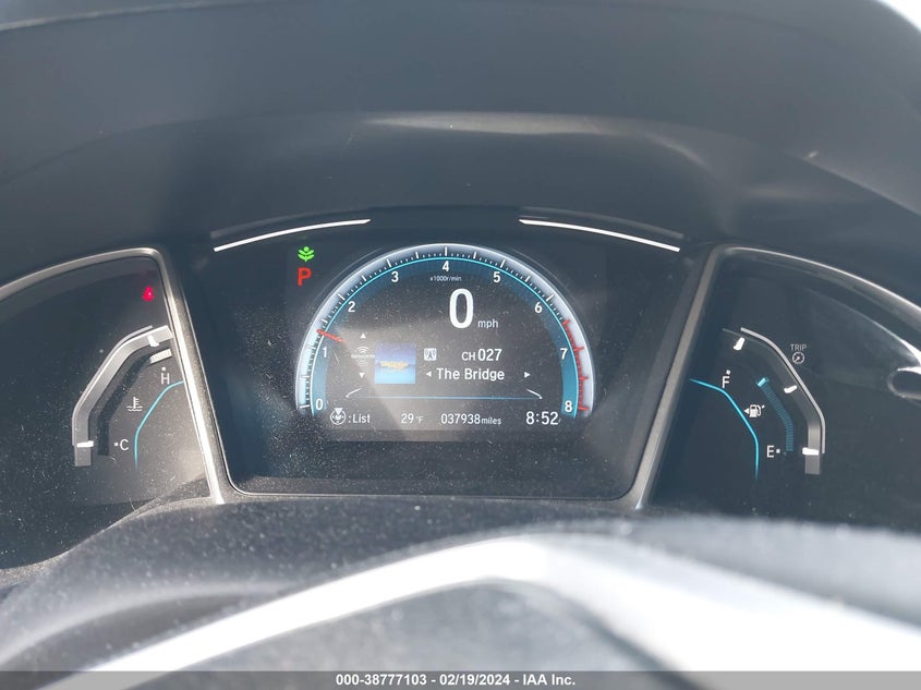VIN 19XFC1F30LE018700 2020 HONDA CIVIC EX