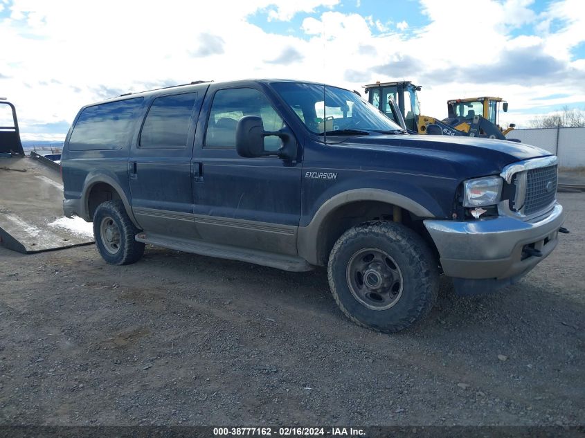 2001 Ford Excursion Limited VIN: 1FMNU43S41ED30108 Lot: 38777162