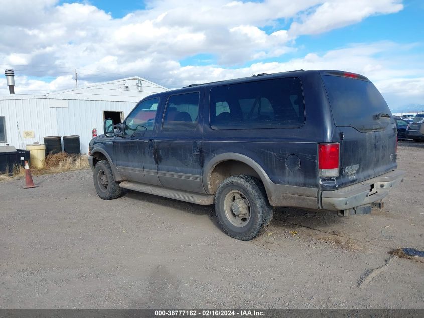 2001 Ford Excursion Limited VIN: 1FMNU43S41ED30108 Lot: 38777162