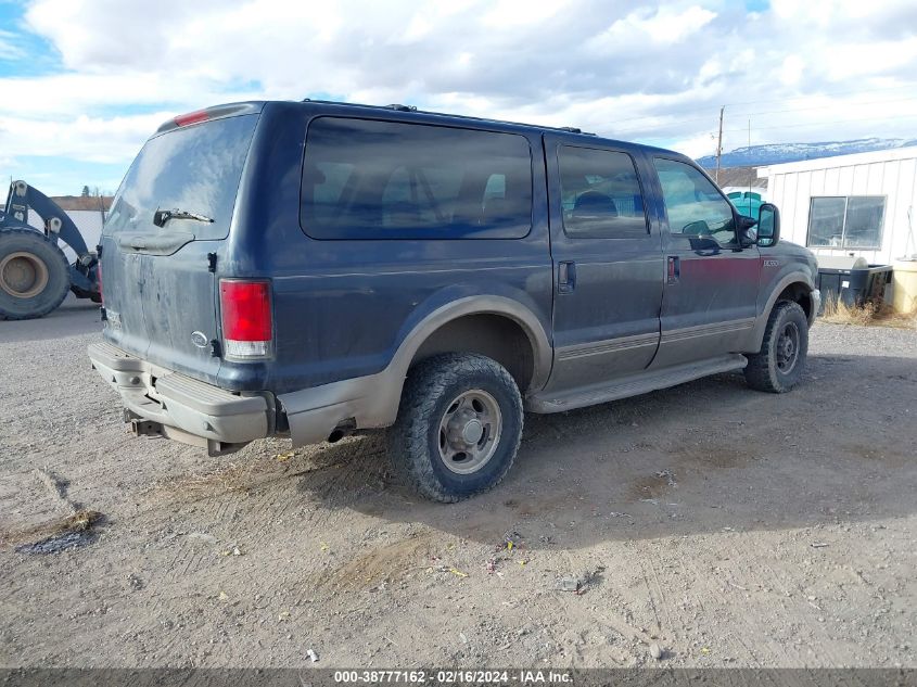 2001 Ford Excursion Limited VIN: 1FMNU43S41ED30108 Lot: 38777162