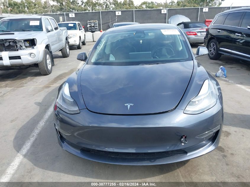 2022 Tesla Model 3 Rear-Wheel Drive VIN: 5YJ3E1EA2NF339552 Lot: 38777255