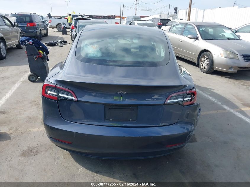 2022 Tesla Model 3 Rear-Wheel Drive VIN: 5YJ3E1EA2NF339552 Lot: 38777255