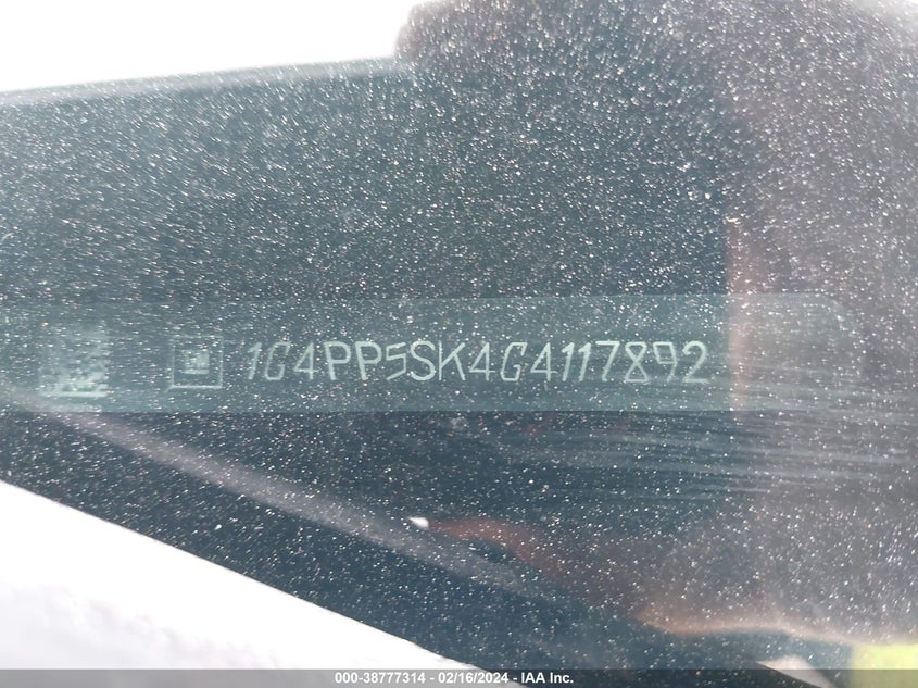 2016 BUICK VERANO - 1G4PP5SK4G4117892