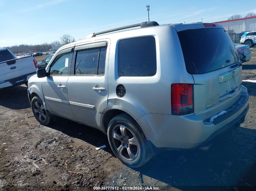 2013 Honda Pilot Ex-L VIN: 5FNYF3H59DB015574 Lot: 38777512