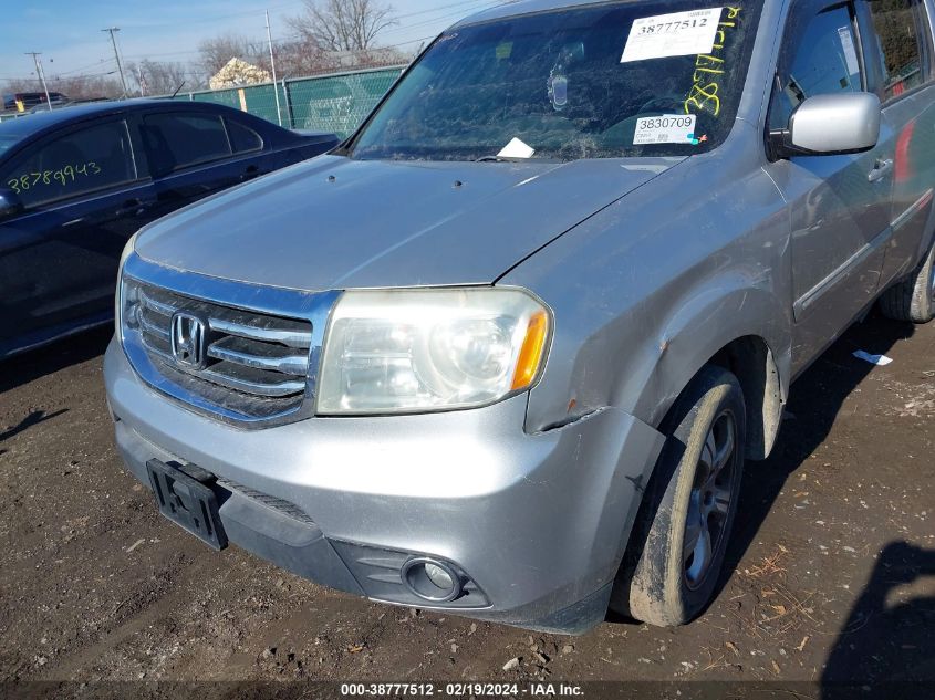 2013 Honda Pilot Ex-L VIN: 5FNYF3H59DB015574 Lot: 38777512