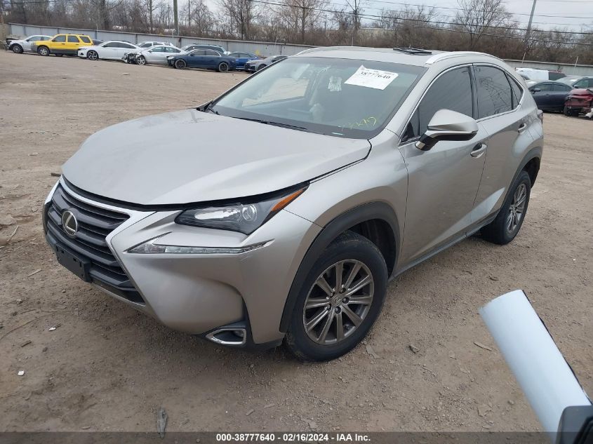 2017 Lexus Nx 200T VIN: JTJBARBZ1H2100028 Lot: 38777640