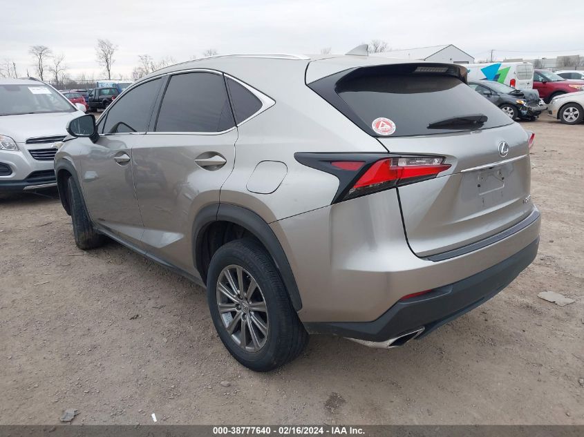 2017 Lexus Nx 200T VIN: JTJBARBZ1H2100028 Lot: 38777640