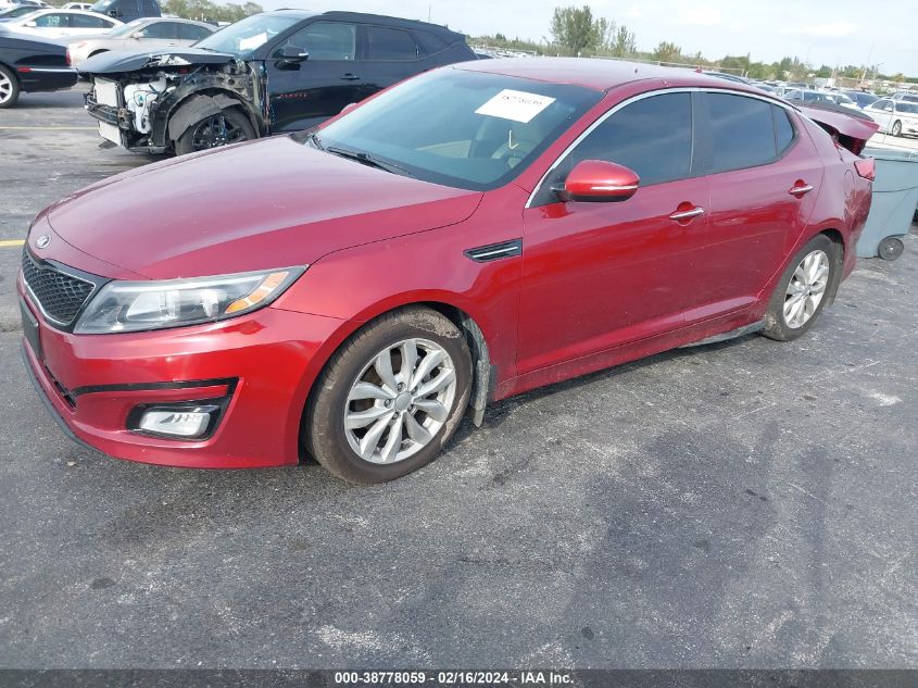 2015 Kia Optima Lx VIN: 5XXGM4A71FG366367 Lot: 38778059