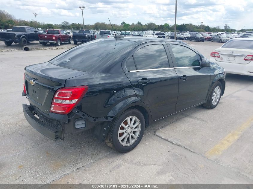 2019 Chevrolet Sonic Lt Auto VIN: 1G1JD5SB6K4119339 Lot: 38778101