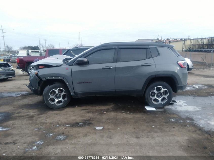 2022 Jeep Compass Trailhawk 4X4 VIN: 3C4NJDDB0NT122762 Lot: 38778355