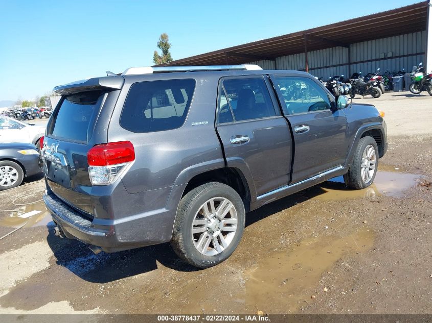 2010 Toyota 4Runner Limited V6 VIN: JTEBU5JR1A5028459 Lot: 38778437