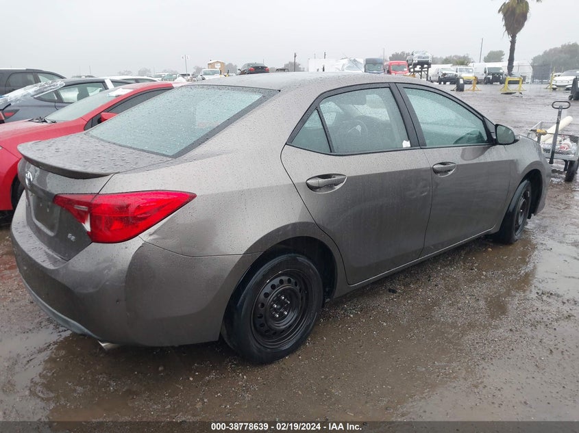 2017 TOYOTA COROLLA SE - 5YFBURHE8HP724246