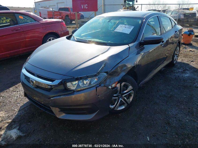 19XFC2F58GE018828 2016 Honda Civic Lx