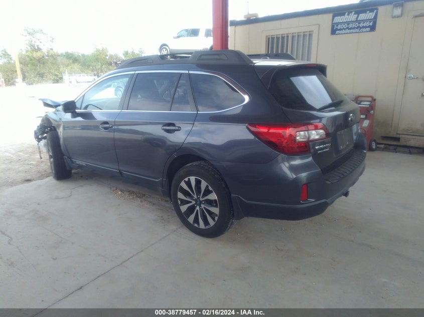 2015 SUBARU OUTBACK VIN: 4S4BSELC0F3317074