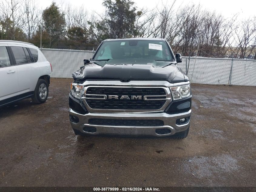 2022 Ram 1500 Big Horn Quad Cab 4X4 6'4 Box VIN: 1C6RRFBG6NN293365 Lot: 38779599