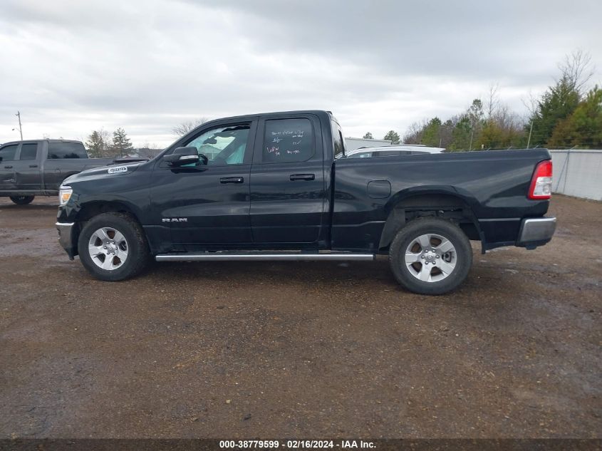 2022 Ram 1500 Big Horn Quad Cab 4X4 6'4 Box VIN: 1C6RRFBG6NN293365 Lot: 38779599