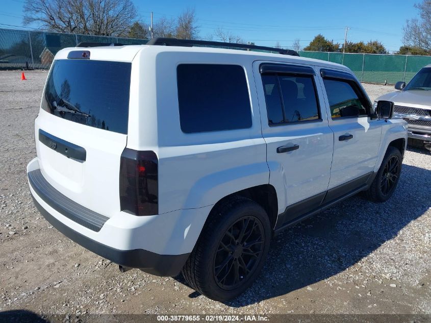 2017 Jeep Patriot Sport Fwd VIN: 1C4NJPBA1HD136451 Lot: 38779655