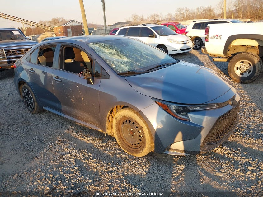 VIN JTDEPMAE3NJ190591 2022 TOYOTA COROLLA LE