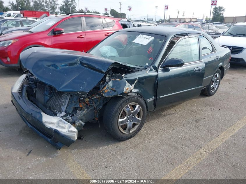 2002 Mazda 626 Lx VIN: 1YVGF22C925265645 Lot: 38779996